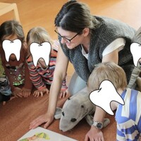 Besuch von Zahnärztin Dr. Ina Wolf 